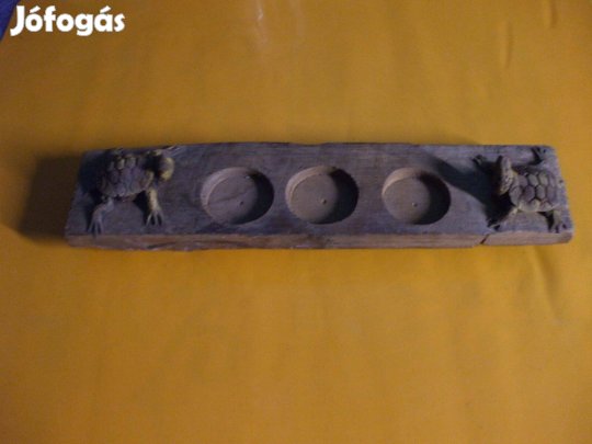 Teknősös mécsestartó