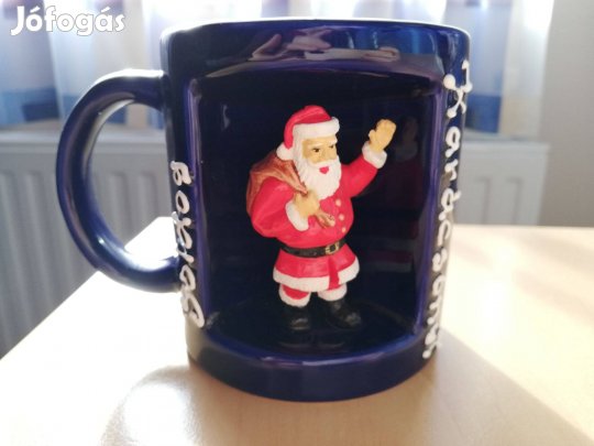 Télapós karácsonyi bögre