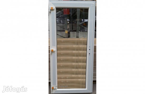Tele üveges bejárati ajtó egyedi méretben is- raktárról 88x198,95x205