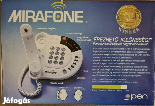 Telefon Mirafone Opentech OP201 hallássérültek és nagyothallók részére