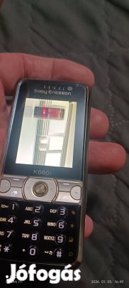 Telefon Ritkaság Sony Ericsson k660i Vodafone Utánvét 