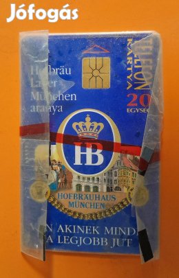 Telefonkártya, Hofbrau, bontatlan, 1995, 4000 db.!