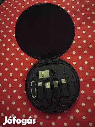 Telefonos tartozék készlet utazáshoz, hogy minden típust tölteni tudj.