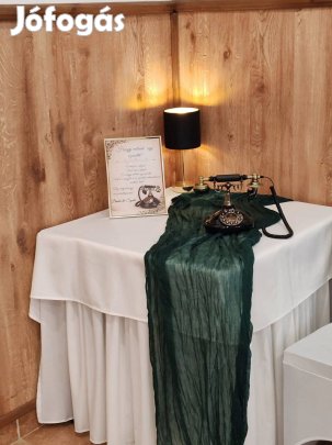Telefonos vendégkönyv, lámpa , képkeret