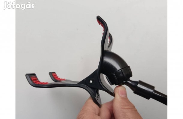 Telefontartó szélvédőre ,hajlítható szár. Nagy képernyős telefon is!