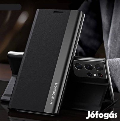 Telefontok Samsung Galaxy S24 Ultra Flip ütésálló Adsorption
