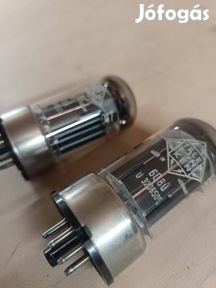 Telefunken 6080 elektroncső kifogástalan állapotban 