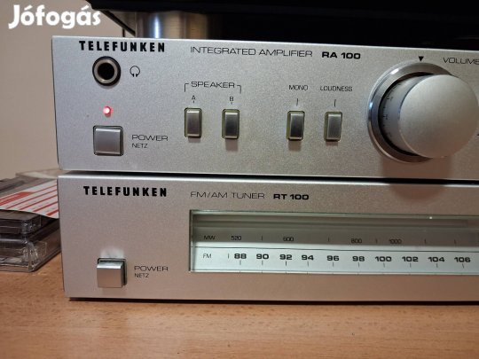 Telefunken RA100 erősítő, Rt100ntuner ! 