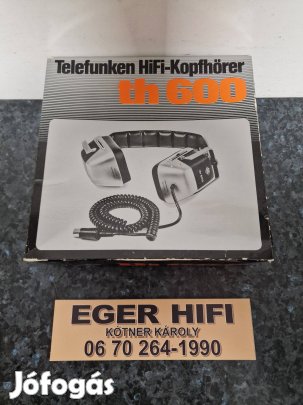 Telefunken Th600 vintage fejhallgató dobozában 
