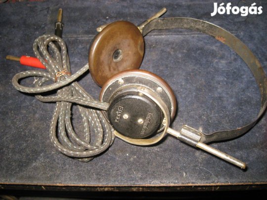 Telefunken antik fejhallgató 4000 Ohmos