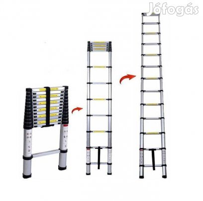 Teleszkópos Alumínium Létra 2,6m