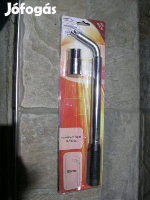 Teleszkópos kerékkulcs cserélhető / átfordítható fejjel 17 és 19 mm