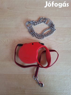 Teleszkópos póráz + nyakörv eladó