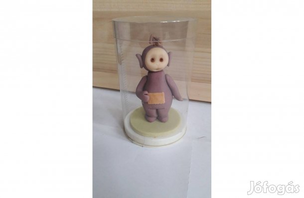 Teletabi Tinky Winky marcipán figura dekoráció nem ehető 8 cm