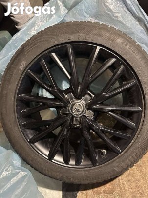 Téligumi szett felnire szerelve