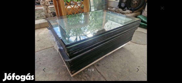 Télikert tetőüveg 3 rétegű hőszigetelt biztonsági üveg