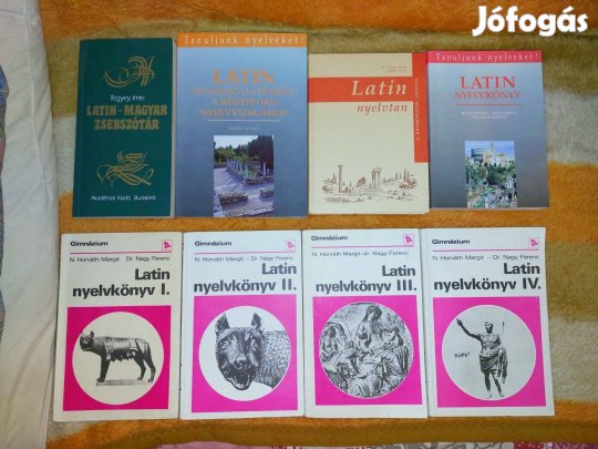 Teljes Latin Nyelvkönyv Csomag (8 db) Nyelvoktató Tankönyvek