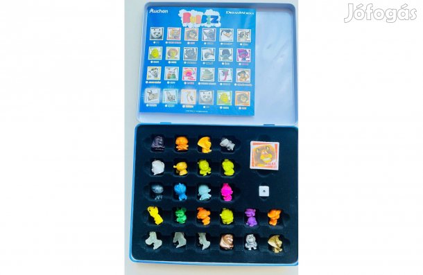 Teljes Rubiz figurakészlet fém tárolódobozban