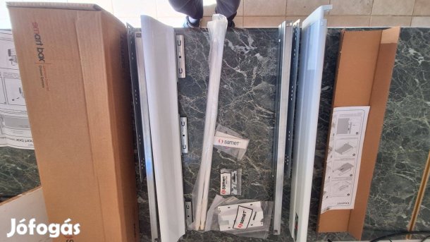 Teljes kihúzású fém fiókoldal 550mm