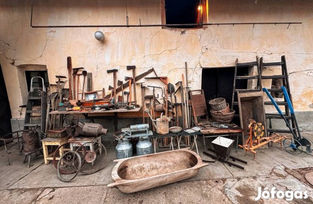 Teljes paraszti,néprajzi hagyaték régiség csomag,gyűjtemény kincsekkel