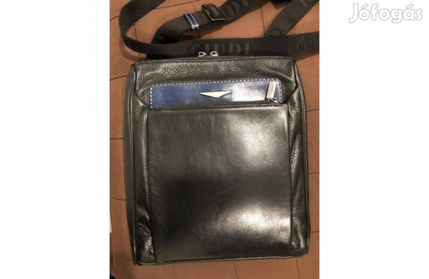 Teljesen Új Olaszországból! Giudi 10428 Olasz Férfi Marhabőr Válltáska
