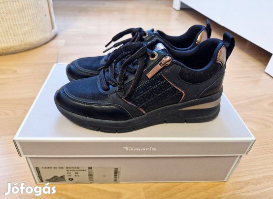 Teljesen új 36-os fekete Tamaris női cipő eladó