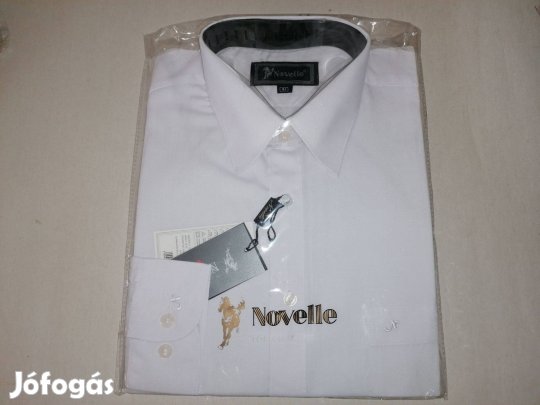 Teljesen új 41-es Fehér hosszú ujjú ing (Novell) eladó !