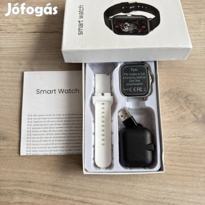 Teljesen új, bontatlan fehér Smart Watch okosóra