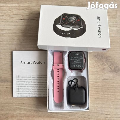 Teljesen új, bontatlan rózsaszín Smart Watch okosóra