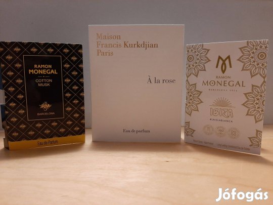 Teljesen új, gyári niche illatminták