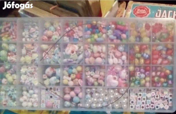 Teljesen új állapotú gyöngyfűző készlet, kihasználatlan