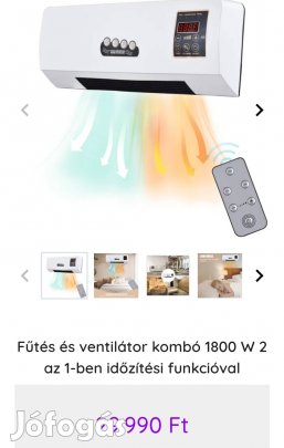 Teljesen új hűtő, és fűtő kombi hősugárzó