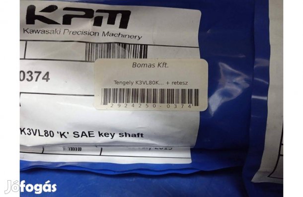 Tengely K3VL80K. + retesz eredeti Kawasaki