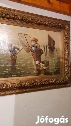 Tengerparti életkép