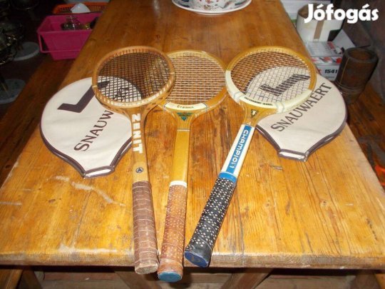 Teniszütők, 3db