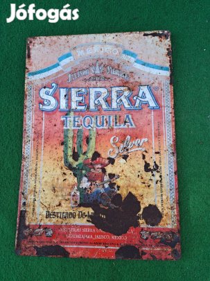 Tequila reklám lemez tábla.