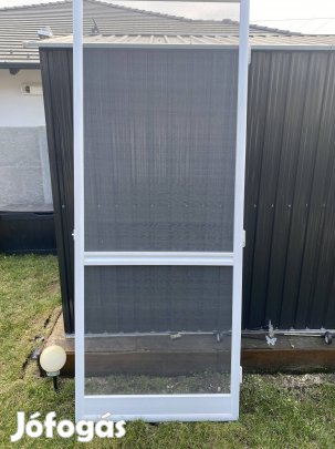 Terasz ajtóra nyitható szúnyoghálós ajtó 90x228
