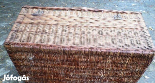 Terasz bútor tároló láda kézműves rattan nagy méret