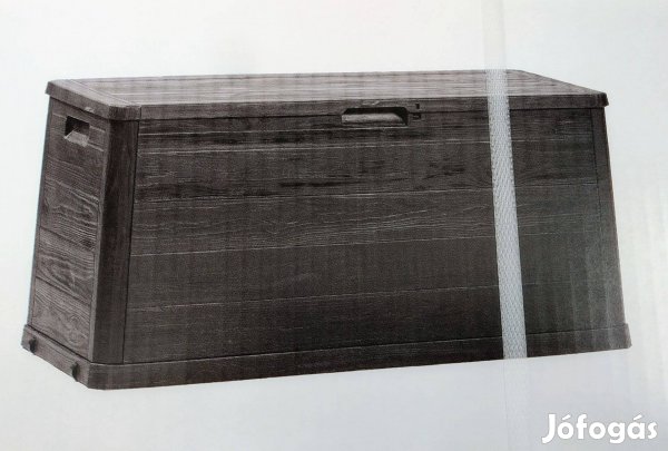 Terasz láda Párnatartó láda 117x45x56 Kerekekkel zárható UV és időj