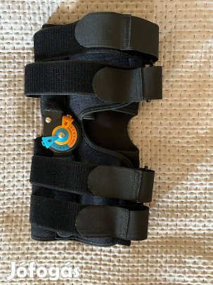 Térdortézis - térdrögzítő - állítható mozgásterjedelmű oldalsínnel