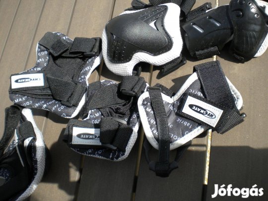 Térdvédő, könyökvédő csuklóvédő új M-L méret