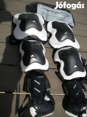 Térdvédő, könyökvédő csuklóvédő új M-L méret