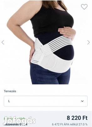 Terhesség pocak támasz 