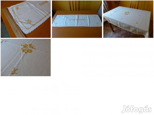 Terítők sárgás mintával 400 Ft/db