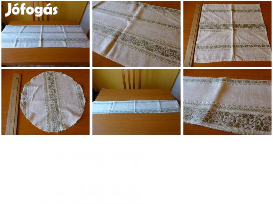 Terítők zöldes mintával 300 Ft/db