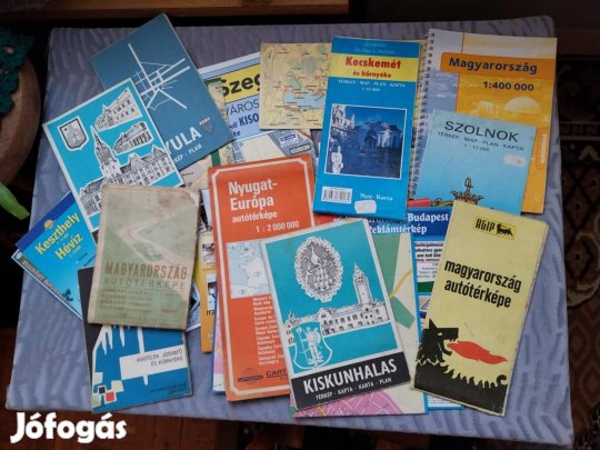 Térkép csomag eladó