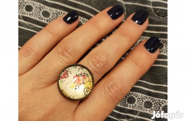 Térképes állítható gyűrű