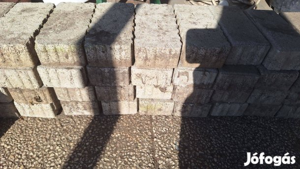 Térkő, 20*10*6 cm szürke 70Ft/Db áron