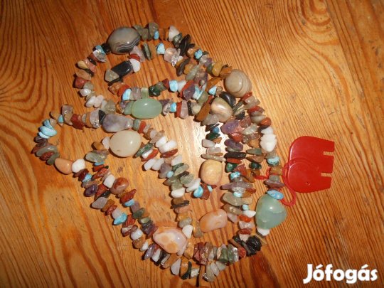 Terméskő nyklánc, elefánt terméskő medállal 5000 ft