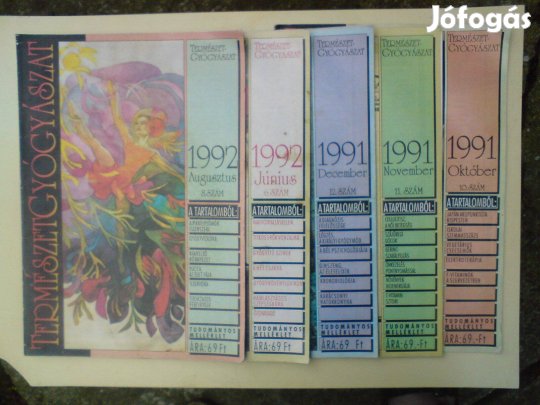 Természet Gyógyászat magazin régi 1991-1992